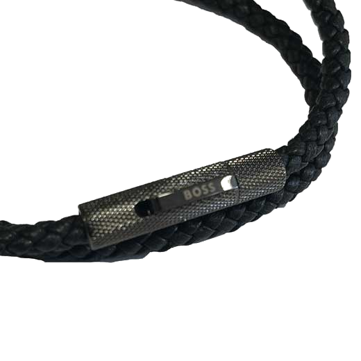 braided hugoboss bracelet