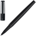 This Black & Chrome Gear Minimal Rollerball Pen has been designed by Hugo Boss.