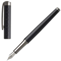 This black fountain pen has been created by Hugo Boss and features a matt lacquer finish.