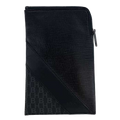 This Hugo Boss wallet comes with the HB monogram design on the front and back with a textured leather print.