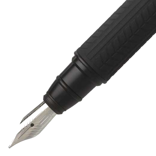 This nib has been made out of stainless steel.