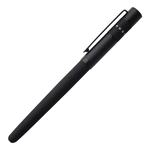 This black matt black fountain pen is part of their ribbon collection.