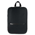 This Hugo Boss backpack is made from a textured black leather material.