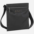 The BOSS Catch 3.0 Black Zip Top Envelope Bag with Raised Black Logo by BOSS.