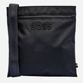 This BOSS navy envelope bag comes with the logo on the front and is part of the catch 3.0 collection.