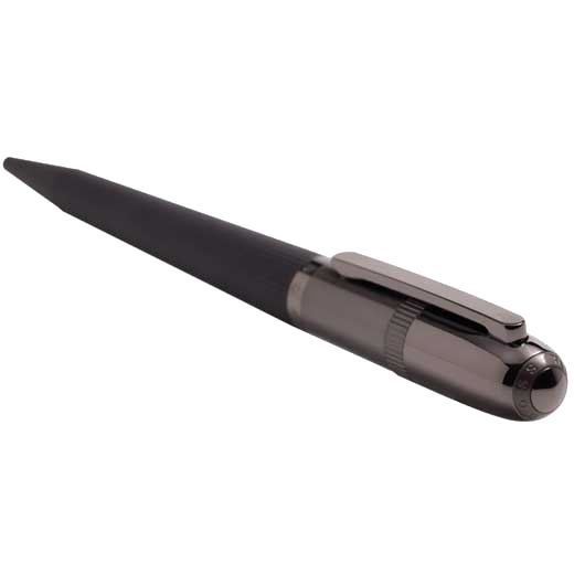 This BOSS Contour Black Ballpoint Pen can be engraved on the clip.