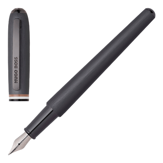 This Contour Iconic Fountain Pen & Ballpoint Pen Set by Hugo Boss would make a great gift for a writing enthusiast and comes in a gift box.