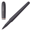 This Contour Iconic Stripe Rollerball Pen is by Hugo Boss and features the brand name on the clip.