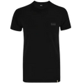 1 cotton rn 365 t shirt in black with boss logo 50531401 01 001
