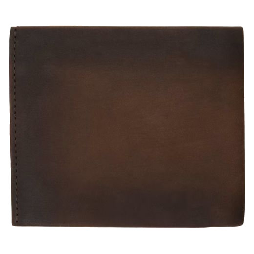 This Crosstown Bifold Grained Brown Leather 8CC Wallet by BOSS has a slight ombre look with the leather being lighter in the centre.