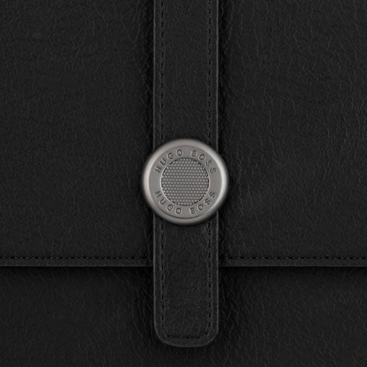 This is Hugo Boss' Executive Gun metal keyring.