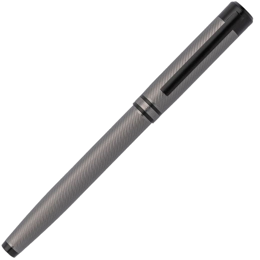 This Gun Grey Filament Fountain Pen is designed by Hugo Boss.