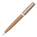 This Gear Icon Camel & Chrome Ballpoint Pen is by Hugo Boss.