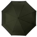 This Hugo Boss Gear Khaki Pocket Umbrella features a metal, extendable pole.