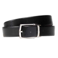 This Hugo Boss belt comes with a black textured leather strap.