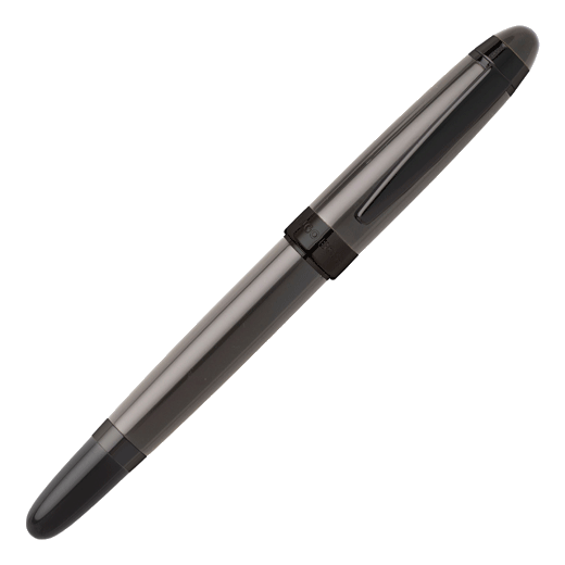 This Grey & Gunmetal Icon Fountain Pen is by Hugo Boss
