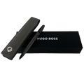 hugo boss grey tradition pen pouch oval ballpoint pen set