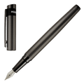 Hugo Boss Gunmetal Loop Diamond Fountain Pen