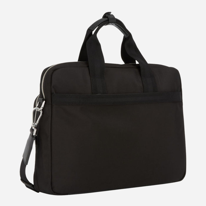 Back View of Highway Black Document Case by BOSS.