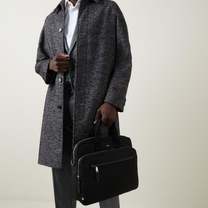 Lifestyle shot of Highway Black Document Case by BOSS.