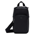 This BOSS Highway Monostrap Faux Leather Sling Bag has been made from a faux soft-grain leather with an adjustable strap.