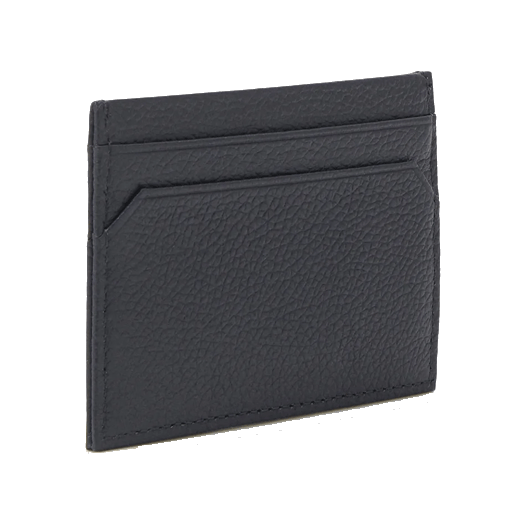 This Highway Navy Grained Leather 4CC Card Holder by BOSS comes in a small presentation box with the BOSS brand name on the front.
