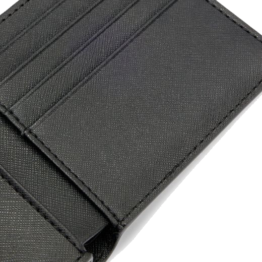 This Icon Monogram 8CC Bifold Wallet by BOSS has 8 card slots, two slip pockets, and a compartment for banknotes.