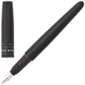 This Illusion Gear Black Fountain Pen is designed by Hugo Boss.