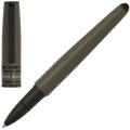 This Hugo Boss Illusion Gear Khaki Rollerball Pen can be engraved on the clip and cap.
