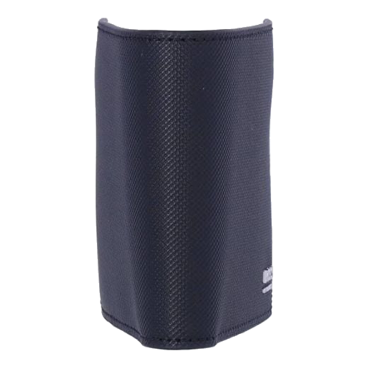 This Jinko Dark Blue 4CC Bifold Coin Wallet by BOSS has polished silver lettering on the front with the BOSS brand name.