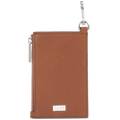 This is the BOSS Crosstown Brown Soft Grain 5CC Coin Case with Metal Clasp.