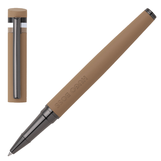 Hugo Boss Loop Iconic Rollerball Pen Camel