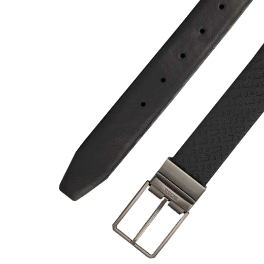 The Hugo Boss Ocary leather belt comes with a reversible black strap.