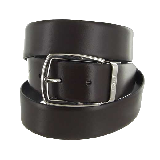 This Hugo Boss belt comes with a reversible leather strap.