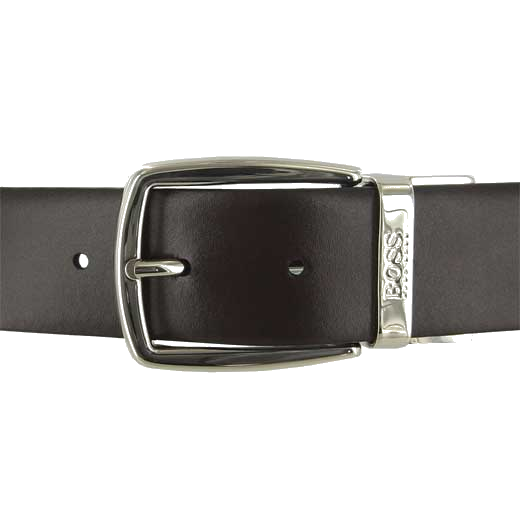 This Hugo Boss belt comes with the brand name engraved on the buckle.