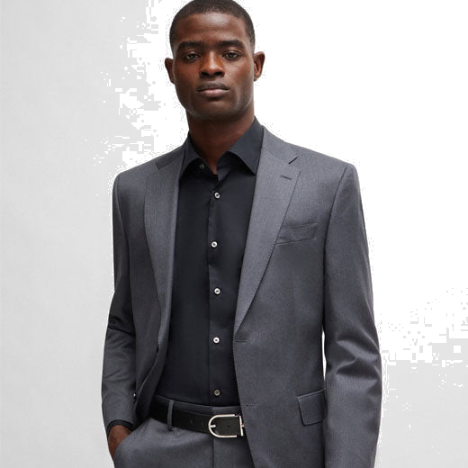 This Otif Reversible Italian Leather Belt with Signature Stripe Inlay by BOSS is great for wearing into the office or dressed up on the weekends during special occasions.