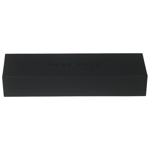 Hugo Boss gift box that the dark chrome Pure fountain pen will come in.