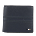 The Ray Faux Leather Navy Blue 4CC Wallet with RFID-Blocking by BOSS.