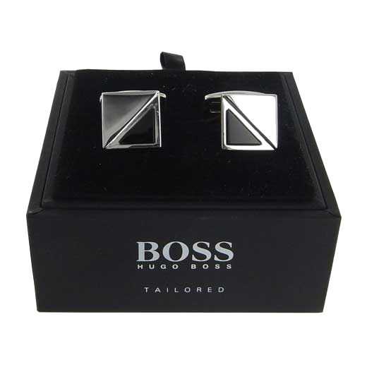 These Hugo Boss cufflinks come in their own bespoke giftbox.
