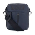 This Stormy Dark Blue Shoulder Bag by BOSS is great for casual wear and can fit basic essentials but is spacious and lightweight.