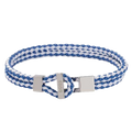 blue braided boss bracelet