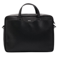 This BOSS Zair Monogram Faux Leather Document Case has a subtle monogram print on the front panel with saffiano textured leather everywhere else.