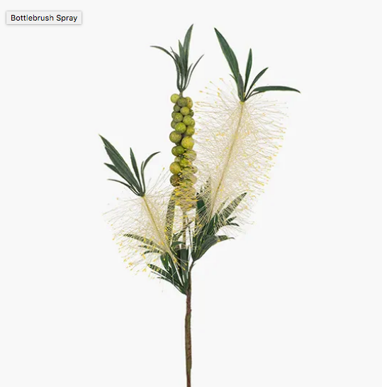 Bottlebrush Spray - Pink 48cm