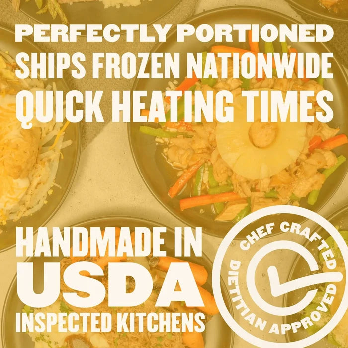 Chef-crafted, dietitian-approved Breakfast Meal Plan meals shipped frozen nationwide, perfectly portioned