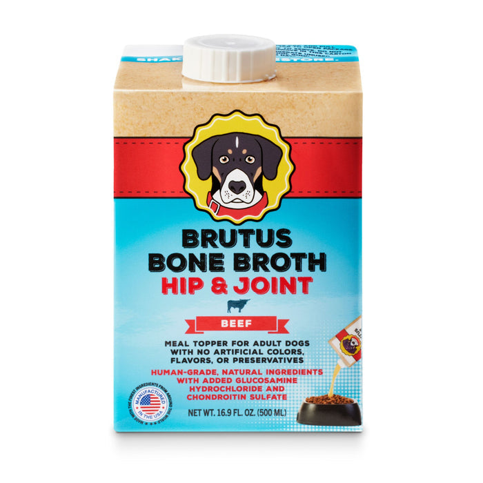 Brutus Broth Hip & Joint Beef Bone Broth Topper 16.9oz