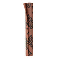 Pit Boss Butcher Paper. Red brownish paper with large black Pit Boss name logos diagonal across the whole paper.