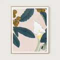 Calla Lily Woodblock 2 Raw 81x101