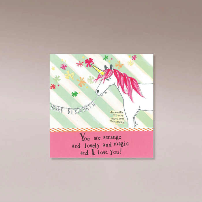 Card - Unicorn - Few and Far - Greeting Cards