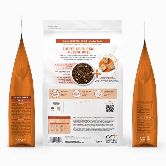 Catit Cat Dry food Recipes, Active Adult 4lb