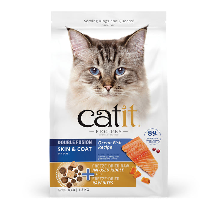 Catit Cat Dry Food Recipes, Skin & Coat, 4lb